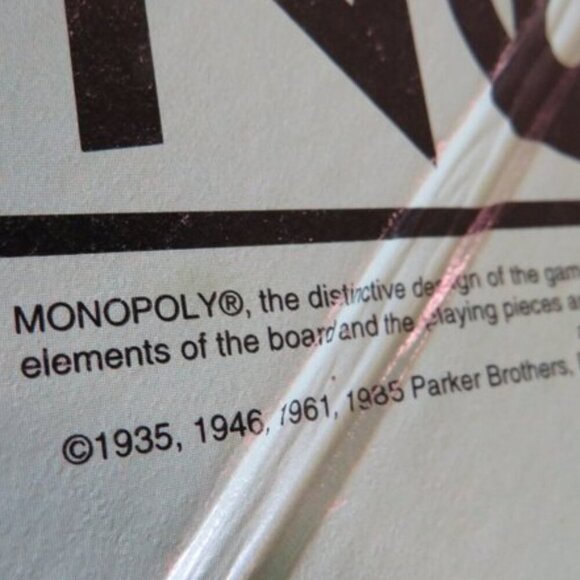 Monopoly Game with all pieces 1985 Parker Brothers [Complete] - Picture 14 of 15